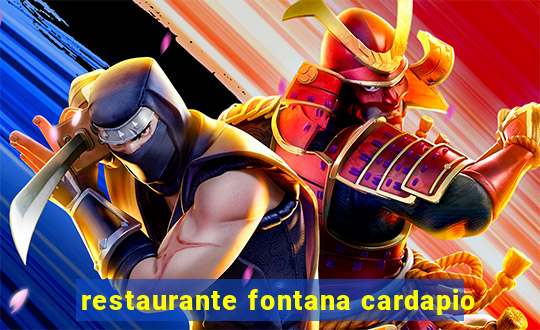 restaurante fontana cardapio